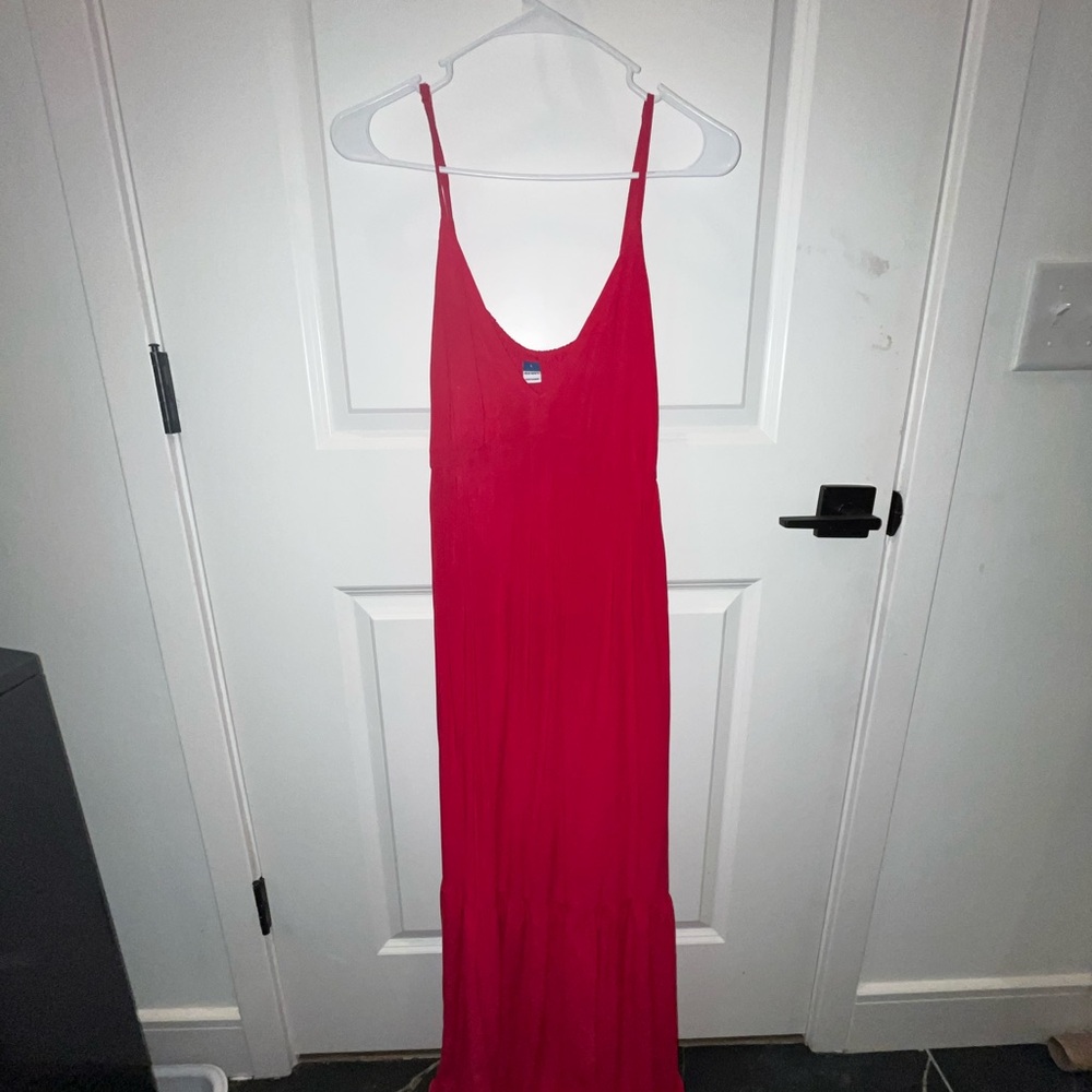 Old Navy Vibrant Pink Maxi Dress